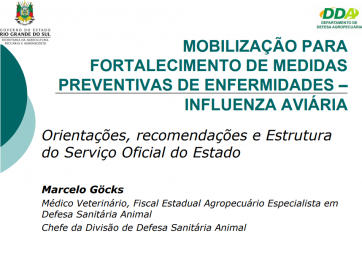 Orientações, recomendações e Estrutura do Serviço Oficial do Estado - 26/01/2017